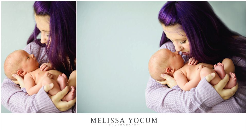 newborn photographer castle rock-mom with baby