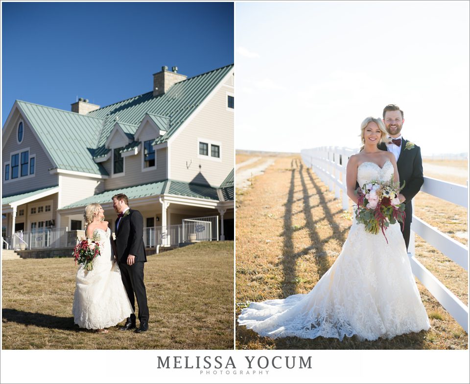 bride and groom portraits flying horse ranch