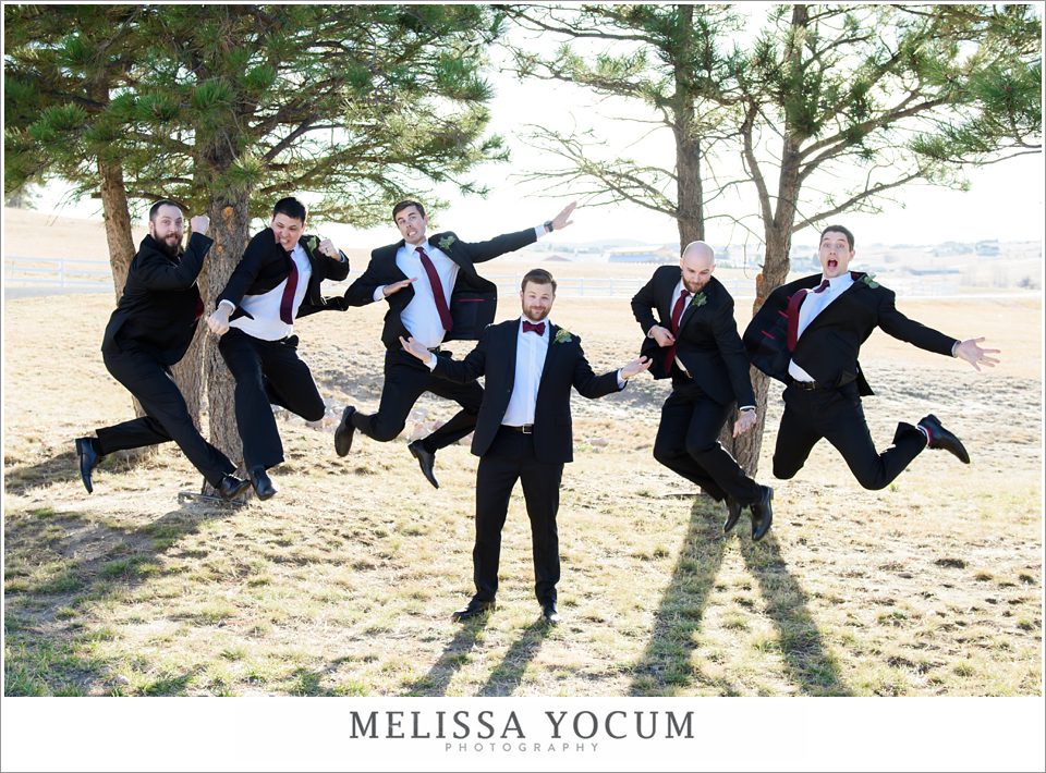 flying horse ranch groomsmen fun